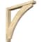 Ekena Millwork Thorton Block Rough Sawn Bracket w/ Offset Brace, Douglas Fir, 4"W x 28"D x 28"H BKT0402X28X28THR05RDF - alternate 1